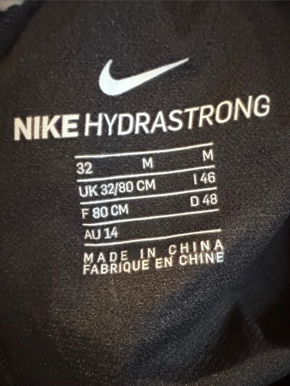 Nike Swim Men's Hydrastrong Vex Colorblock Jammer Black & Gray Medium 32